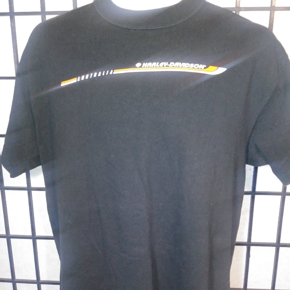 Harley Davidson Australia tee Shirt Large Black